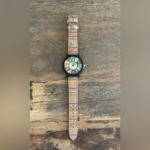 Sonsdo Women’s Round Multi Colored Face Watch